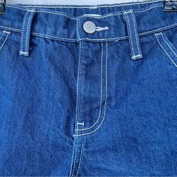 •Old Navy• Kids Medium Wash Carpenter Jeans - Size 7 - Picture 4 of 9